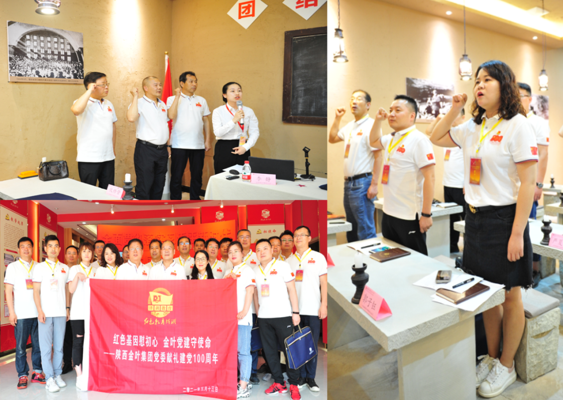 學(xué)黨史 銘初心 同心同德同筑中國夢    愛于心 踐于行 圖強(qiáng)圖富圖繪金葉志——陜西金葉科教集團(tuán)黨委獻(xiàn)禮建黨100周年培訓(xùn)活動紀(jì)事